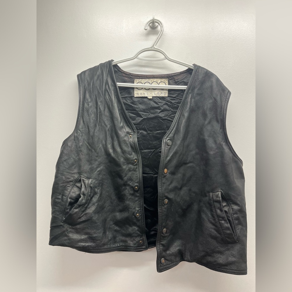 Women’s Nancy Lord Leather Vest